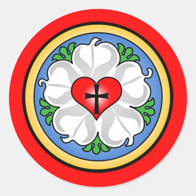Luther's Rose Sticker (Front)