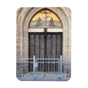 Lutherstadt Wittenberg Theses Door Magnet