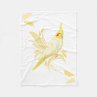 Lutino Cockatiel Blanket