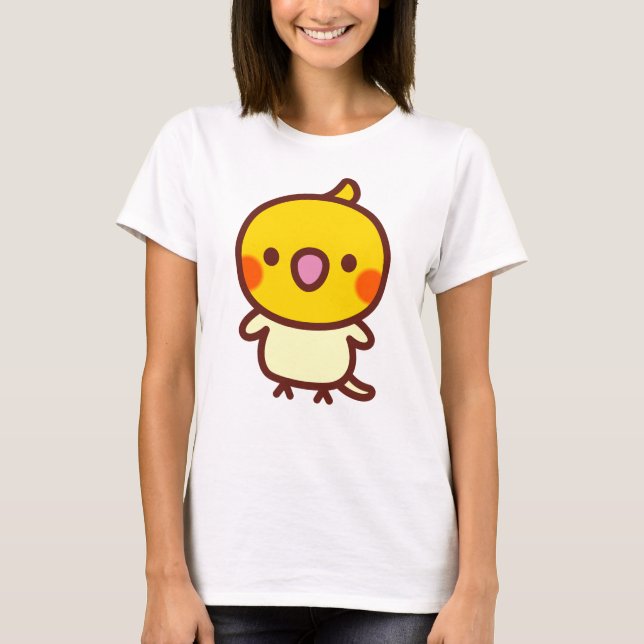Lutino Cockatiel T-Shirt (Front)