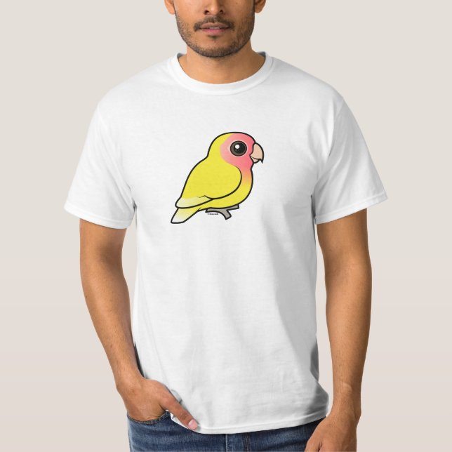 Lutino Peach-faced Lovebird T-Shirt (Front)