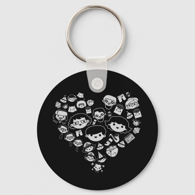 Luv 2 key ring (Front)