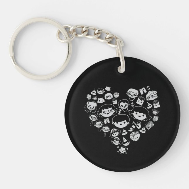 Luv 2 key ring (Front)