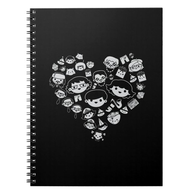 Luv 2 spiral notebook (Front)
