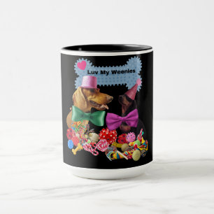 Luv My Weenies Coffee Mug