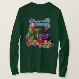 Luv My Weenies Ladies Long Sleeve TShirt