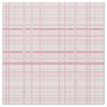 Luv to Quilt (pink plaid) - Cotton (56") Fabric