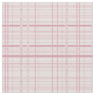 Luv to Quilt (pink plaid) - Cotton (56") Fabric