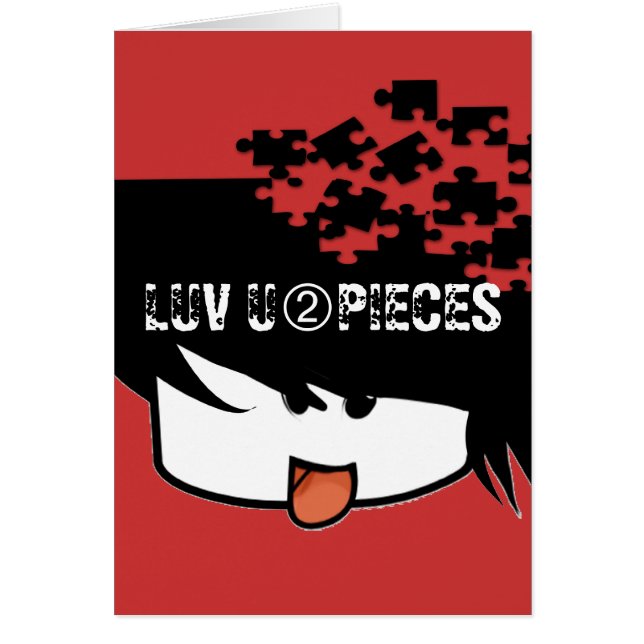 Luv U 2 Pieces Ultra Cute Anime Boy (Front)