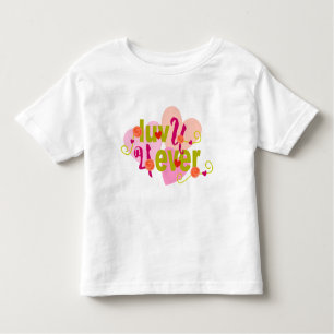 Luv U 4 Ever Valentine Toddler T-Shirt