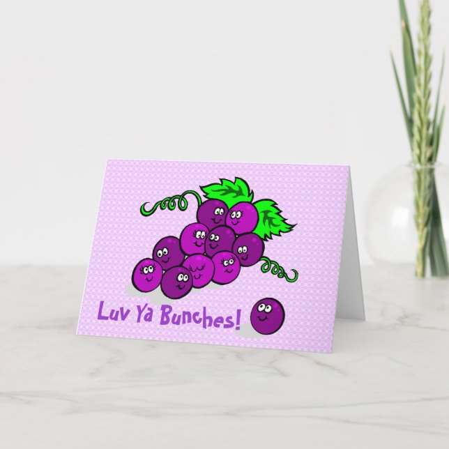 Luv Ya Bunches! Thank You Card (Front)