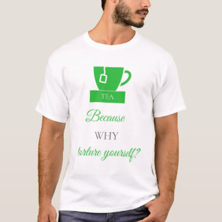 LUVACUPPA (Green + Grey) Basic T-Shirt