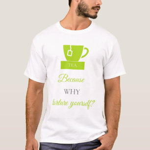 LUVACUPPA (Lime + Grey) Basic T-Shirt