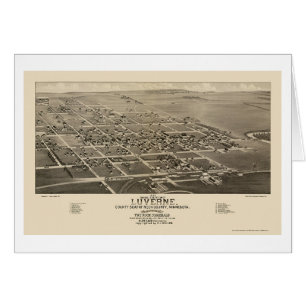 Luverne, MN Panoramic Map - 1883