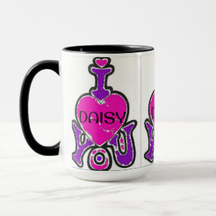 LUVMUG™ Daisy- LUVYBZ® Love Gifts Coffee Cup