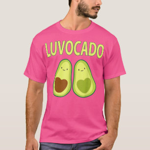 Luvocado Avocado Love Funny Couple Valentines Day  T-Shirt