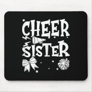 Luvsistermal Women's Cheer Sister Cheerleader Chee Mouse Pad