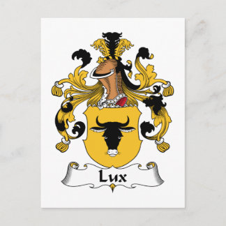 Lux Family Crest Postcard
