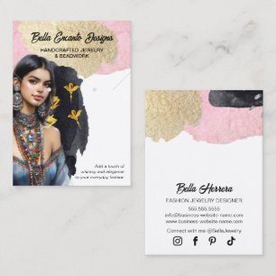 Lux Jewelry and Earring Display Card