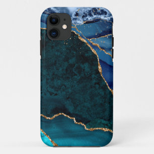 Lux Peacock Agate & Gold  Case-Mate iPhone Case