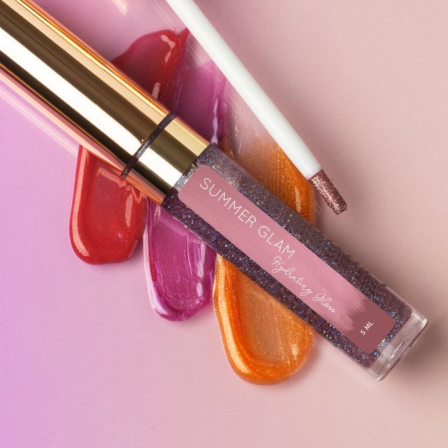 Lux Stroke Lip Gloss Cosmetic Label (Creator Uploaded)