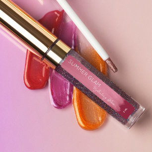 Lux Stroke Lip Gloss Cosmetic Maroon Label