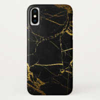 Luxe Black and Gold Marble Texture