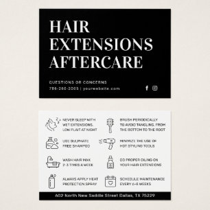 Luxe Black Classic Hair Aftercare Guide