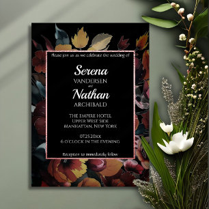 Luxe Bouquet Wedding Invitation