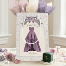 Luxe Dusty Mauve Maid of Honour Personalised