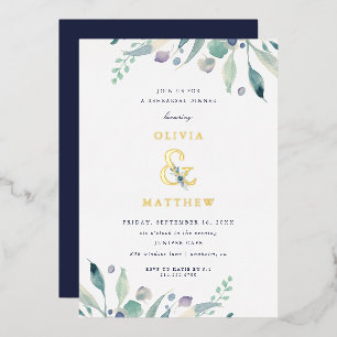 Luxe Floral Wedding Rehearsal Dinner