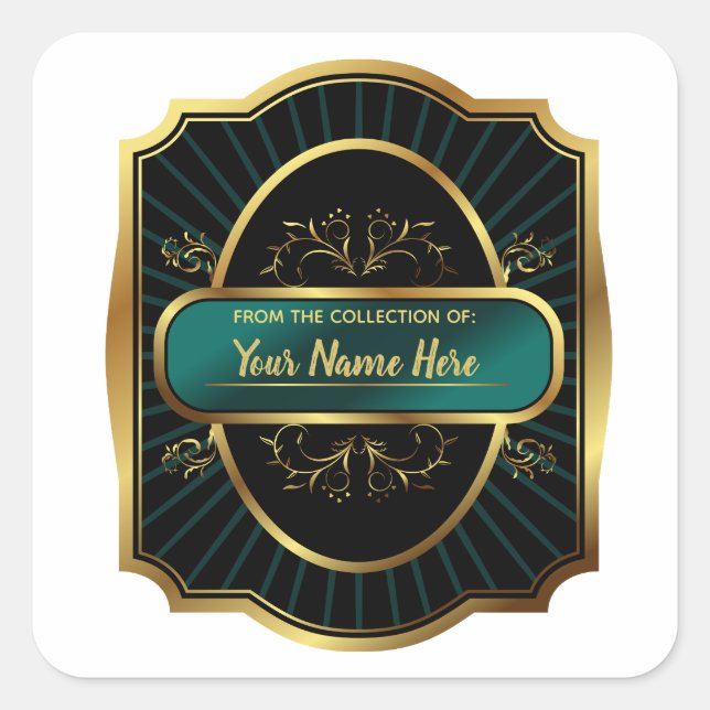 LUXE From the Collection of:  Square Sticker (Front)