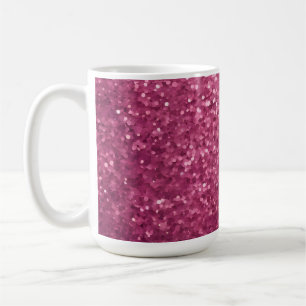 Luxe Glam Pink Glitter  Coffee Mug