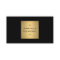 Luxe Glamour Black and Gold Business Card