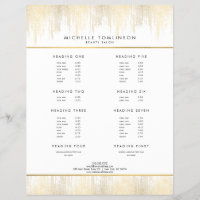 Luxe Gold Confetti Rain Pattern