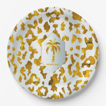 Luxe Gold Palm Safari Chic Party 