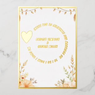 Luxe gold rustic boho floral Wedding