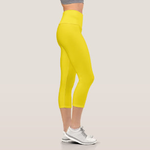 Luxe Lemon Capri Leggings