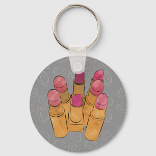 Luxe Lipstick Kiss Key Ring
