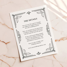 Luxe Modern Deco | Wedding Details