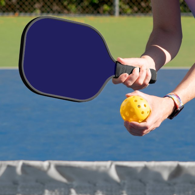 Luxe Navy CUSTOMIZABLE Pickleball Paddle (Insitu)