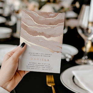 Luxe Neutral Marble Birthday Party or Any Occasion