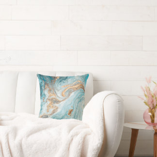 LUXE OCEAN SPLASH MARBLE CUSHION