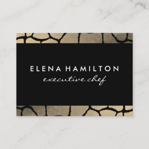 Luxe Pattern Trim Business Card