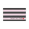 Luxe Pink/Grey Stripes Red Lips Makeup Artist