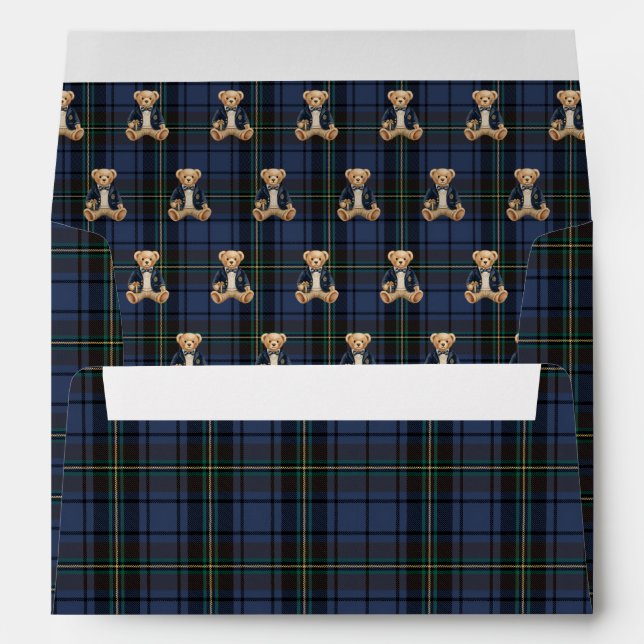Luxe Preppy Plaid  Envelope (Back (Bottom))