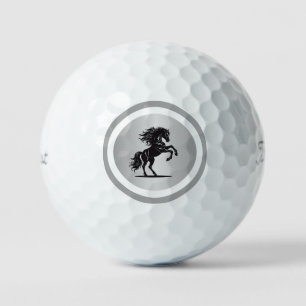Luxe Silver Horseback Golf Balls