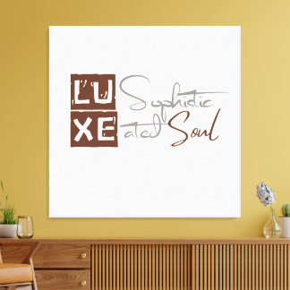 LUXE Sophisticated Soul Canvas Print