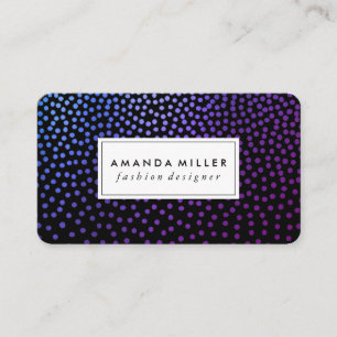 Luxe Speckled Pattern Business Card