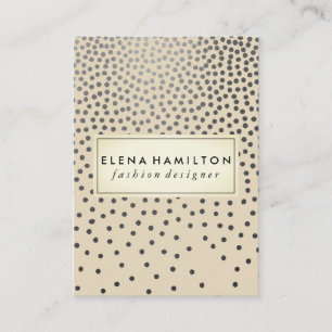Luxe Speckled Pattern Business Card